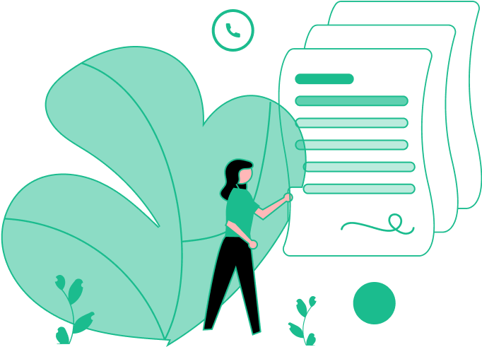 Contact illustration